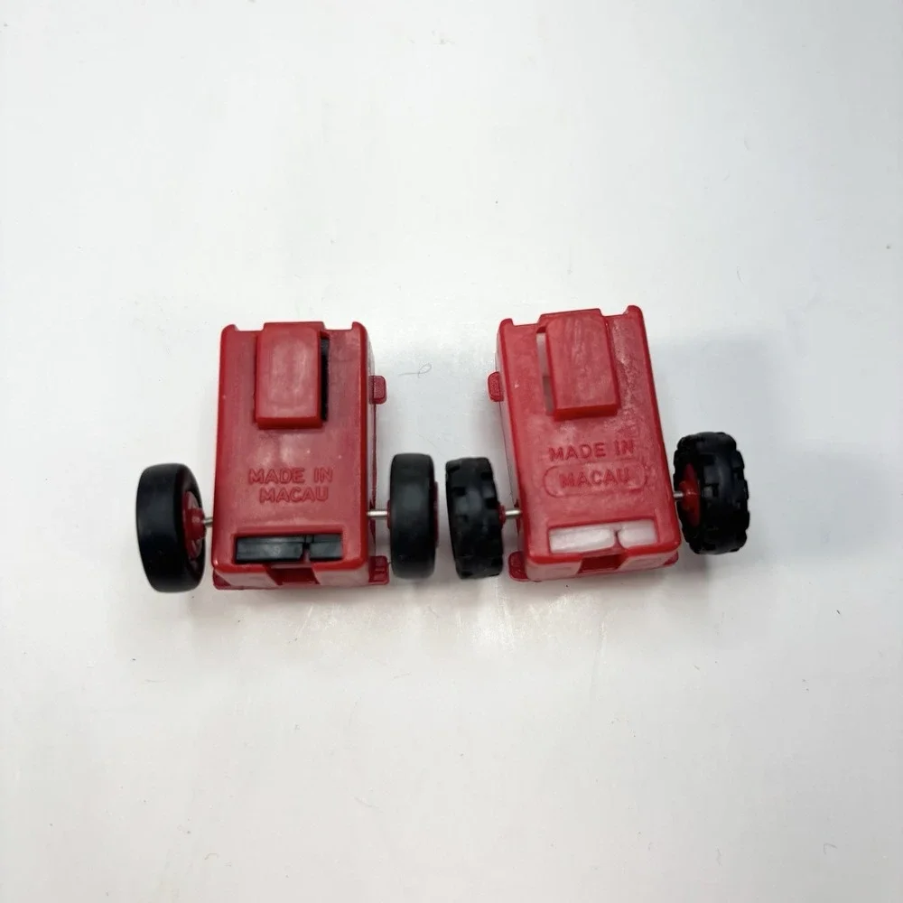 Vintage Made in Macau‎ MC Transformer Red Dyno Drive Bundle Of 2 Read